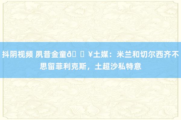 抖阴视频 夙昔金童😥土媒：米兰和切尔西齐不思留菲利克斯，土超沙私特意